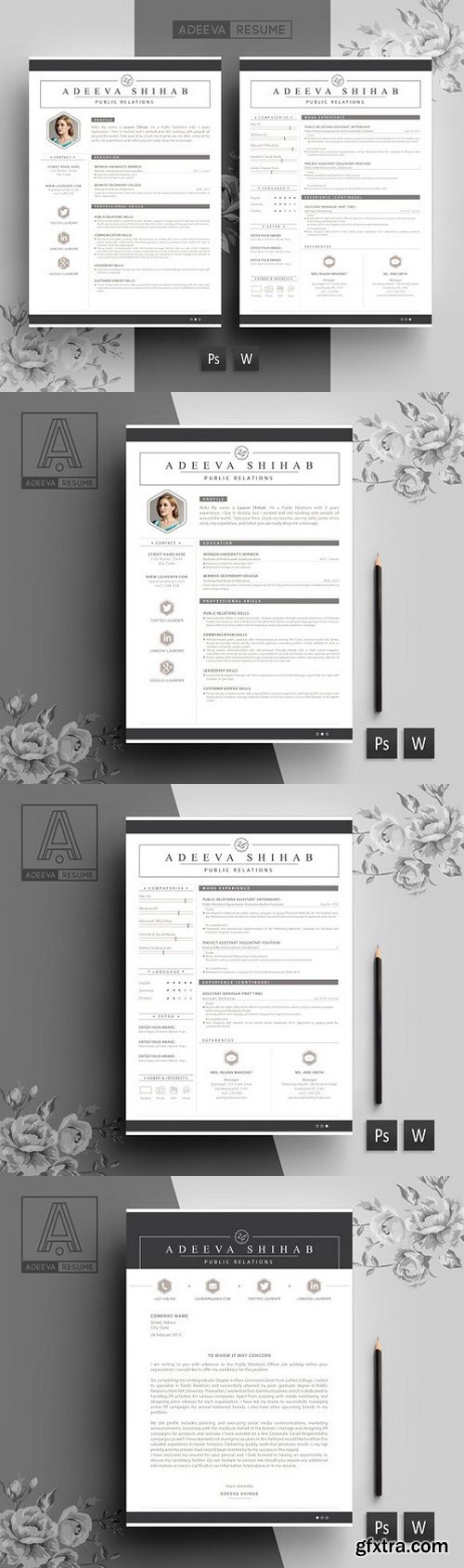 CM - Modern Resume Template | Shihab 915075