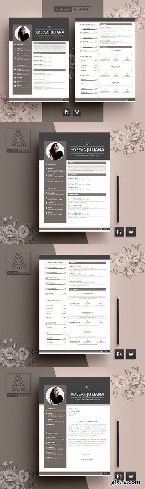 CM - Modern Resume Template Julianna 915168