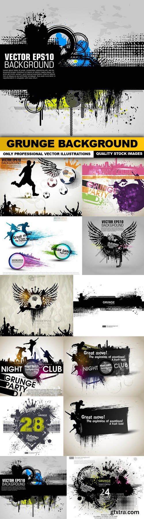 Grunge Background - 12 Vector