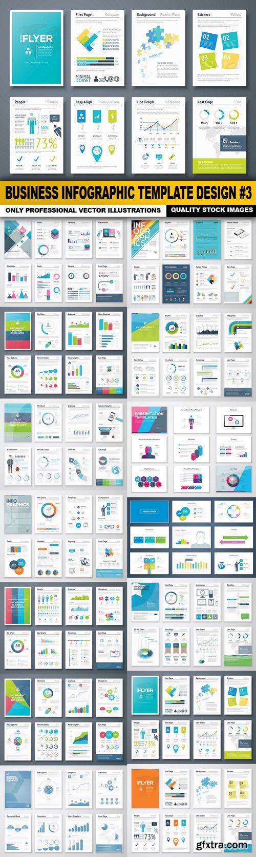Business Infographic Template Design #3 - 14 Vector