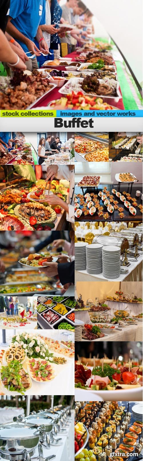 Buffet, 15 x UHQ JPEG