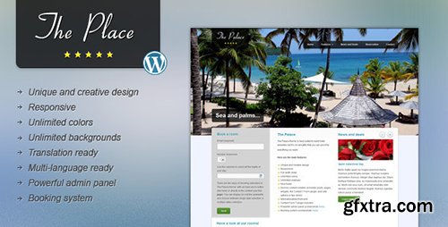 ThemeForest - The Place v1.9.5 - Hotel WordPress Theme - 3090560