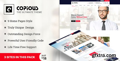 ThemeForest - Copious v1.3 - Multiuse Business, Finance, Industrial, Logistics - 18528688