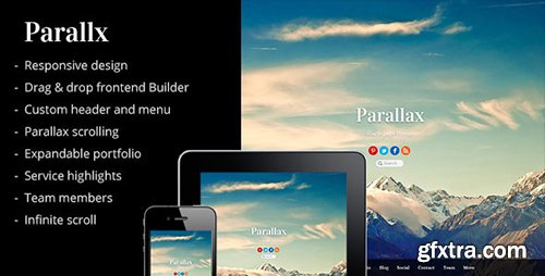 ThemeForest - Parallax v2.2.1 - Multipurpose Parallax Scrolling Theme - 5591284