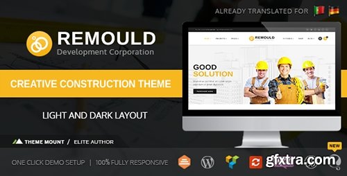 ThemeForest - Remould v5.0 - Construction & Building WordPress Theme - 12321094