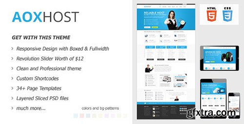 ThemeForest - AOX HOST v1.5.1 - A Professional Hosting Theme - WHMCS - 12148935