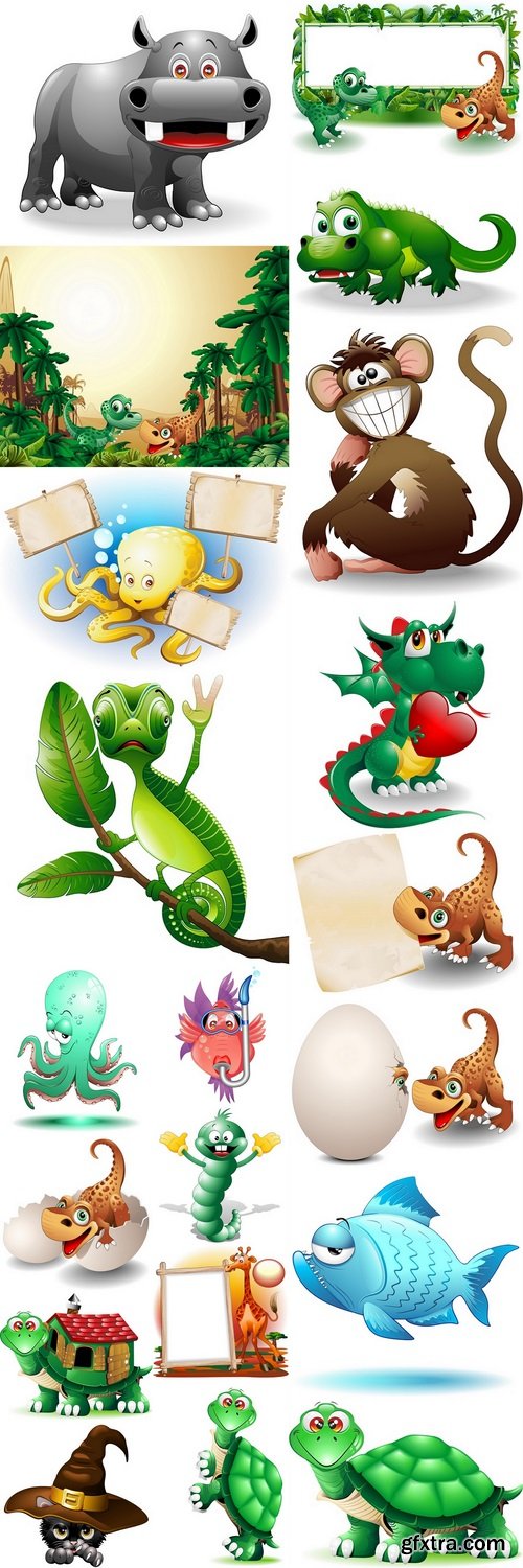 Cartoon-Animals Cartoon Vector