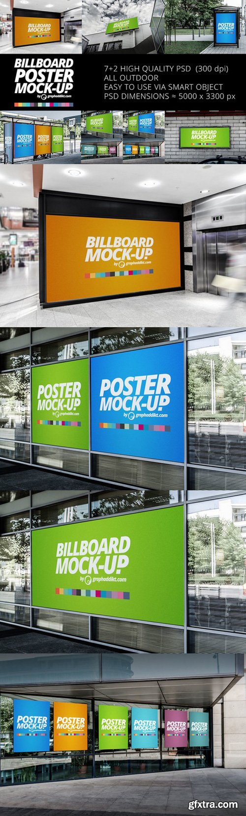 CM - 7+2 Billboard & Poster mockups 547372