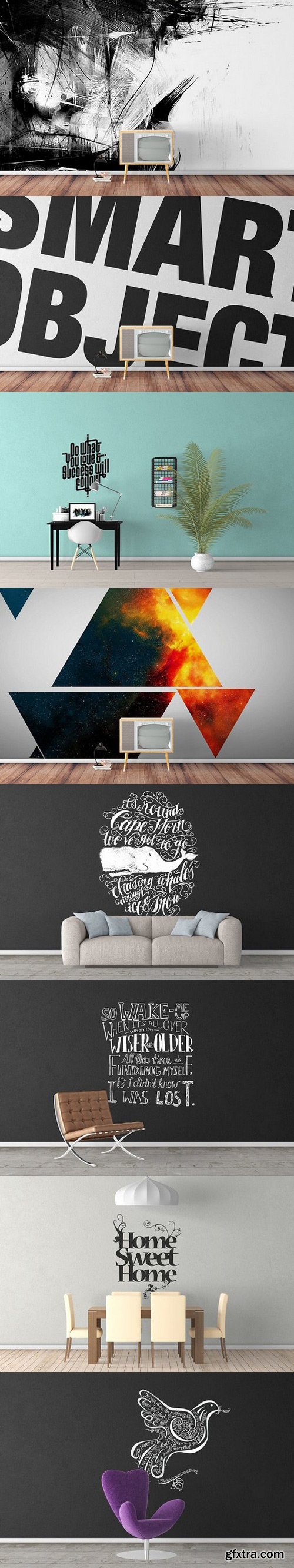 CM - Wall Art Mockups BUNDLE V1 1052095