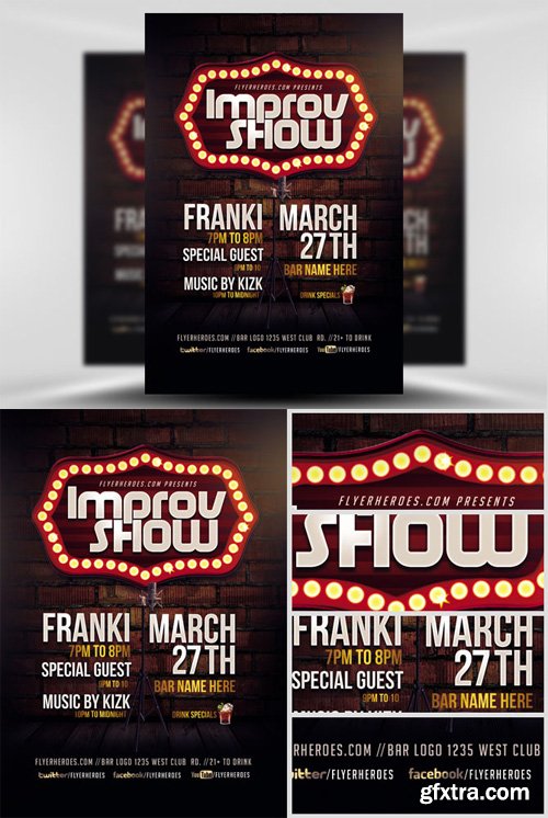 Improv Show Flyer Template