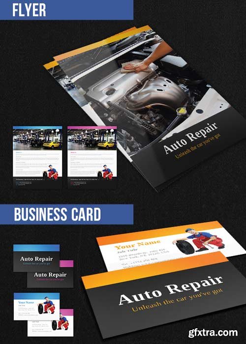 Auto Repair Brochure Pack V9 PSD Template