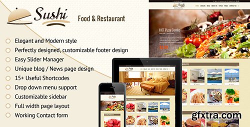 ThemeForest - Sushi - Food & Restaurant Shopify Theme (Update: 18 November 14) - 5091806