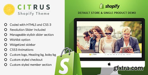 ThemeForest - Citrus v2.0 - one page parallax Shopify Theme - 9966282