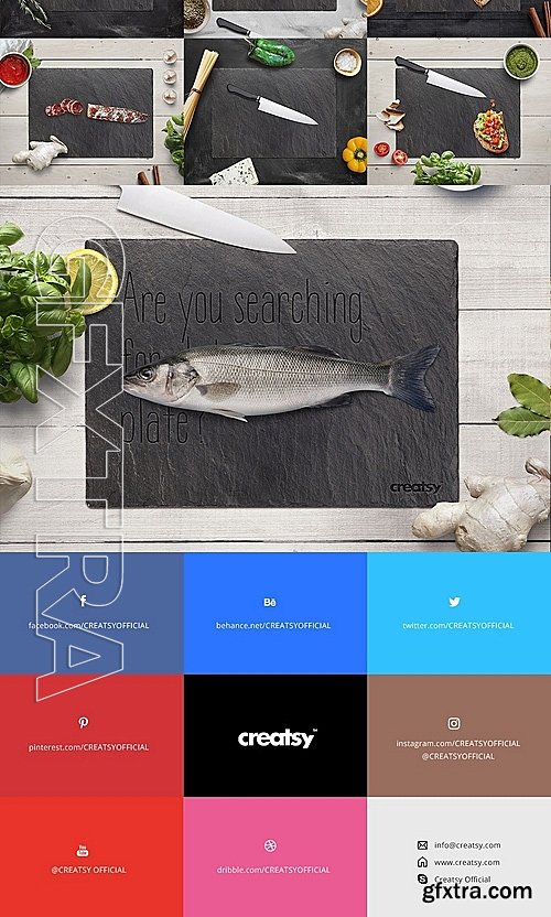 CM - Slate Plate Mockup 1161847