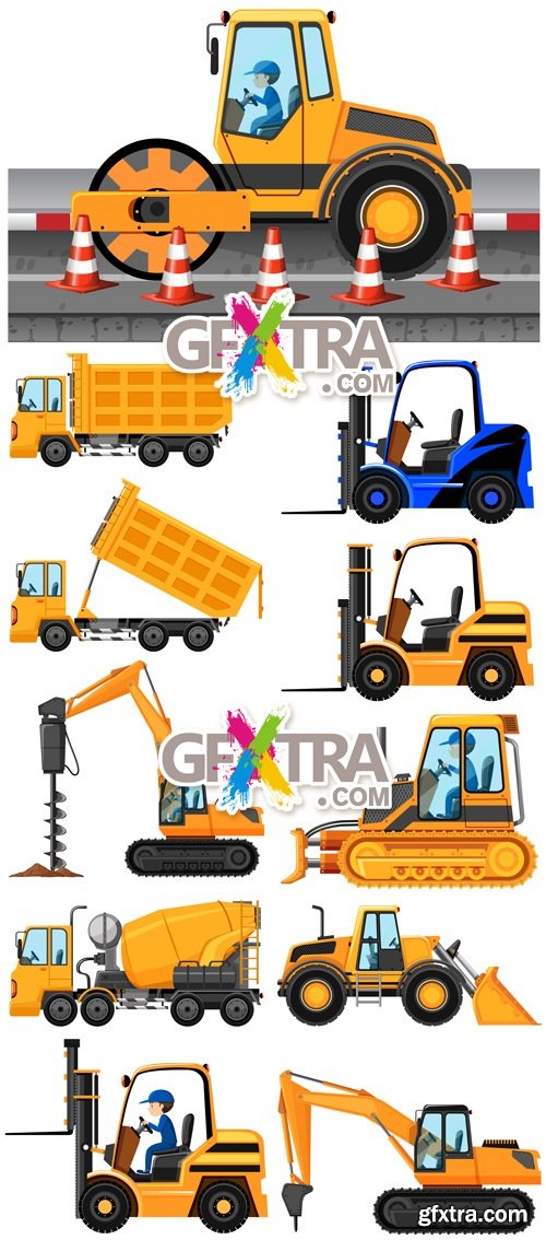 Construction Transport Vector