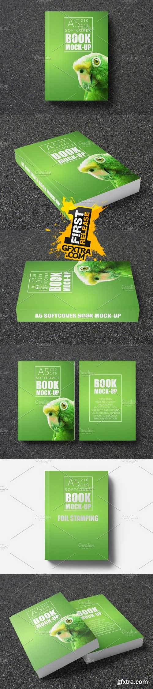 CM - Book Mock-Up | A5 | Soft Cover 963051