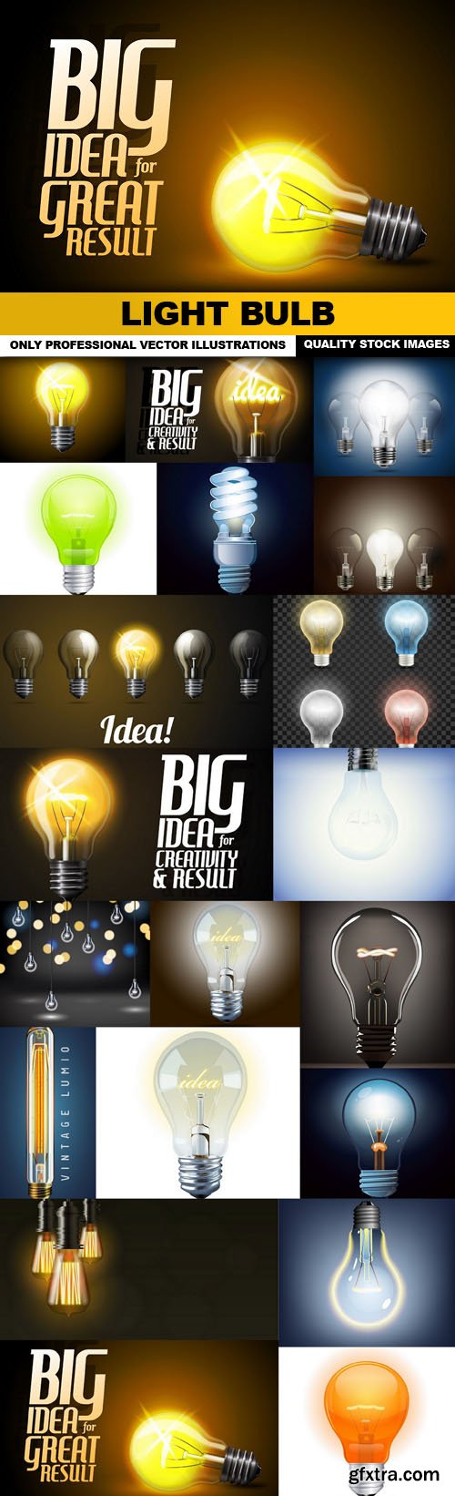 Light Bulb - 20 Vector