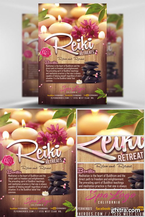 Relax and Retreat SPA Flyer Template