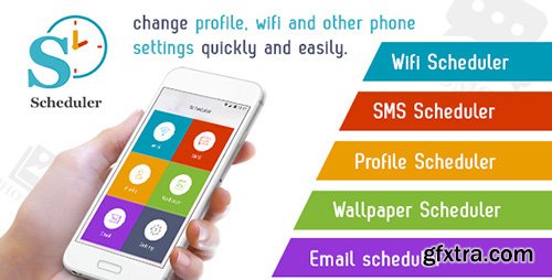 CodeCanyon - Scheduler v1.0 - Wifi,SMS,Profile - 19056444