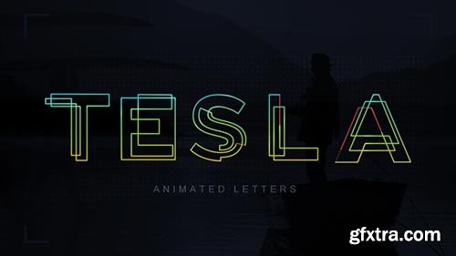 Videohive - Tesla Animated Letters - 19249939