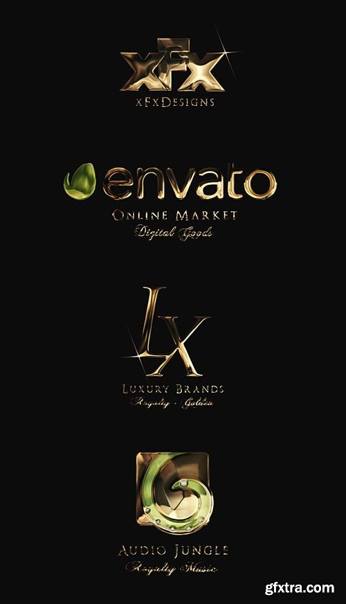 Videohive - Golden Luxury Logo Reveal - 19276515