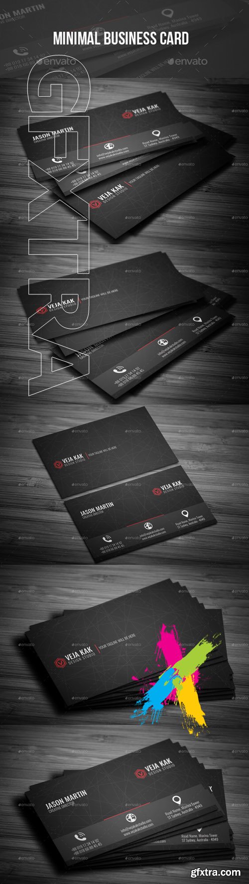 GR Minimal Business Card 19301953