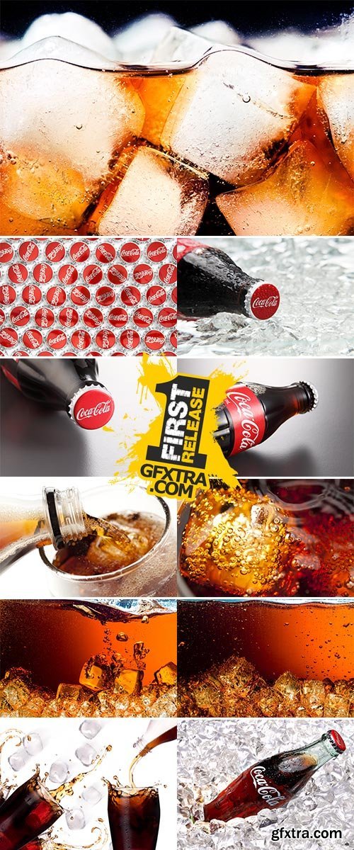 Stock Image Fresh cola drink background