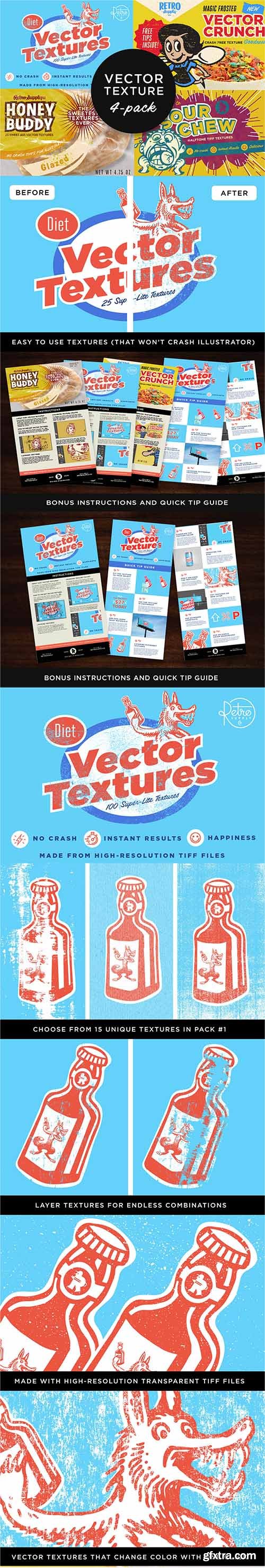 Diet Vector Texture Bundle