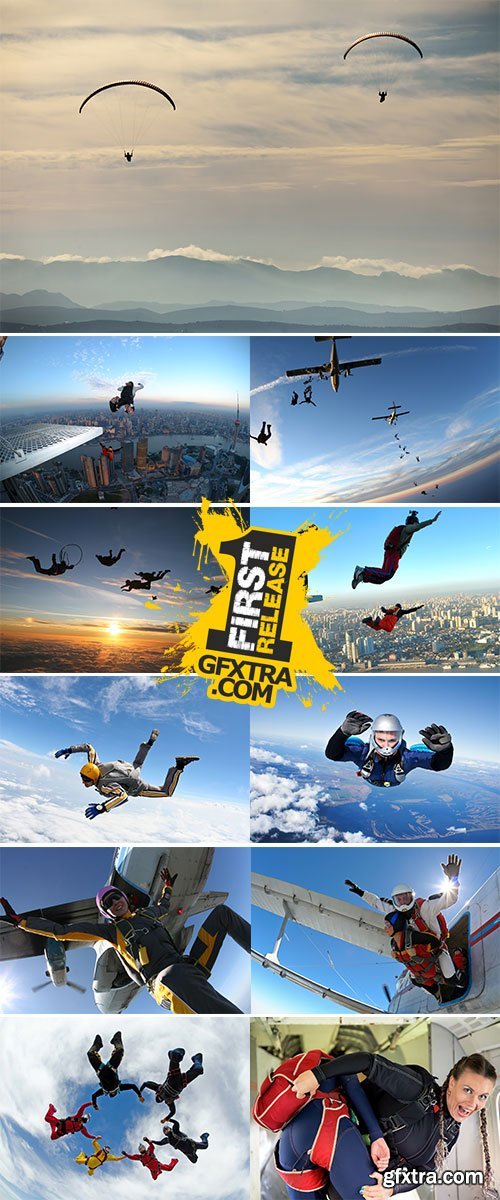 Stock Image Skydiving