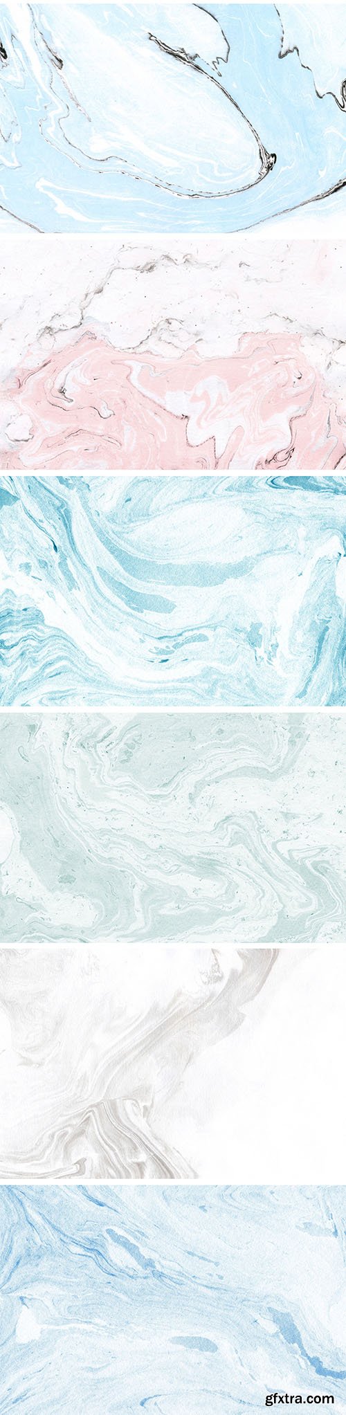 Suminagashi Marble Paper Textures