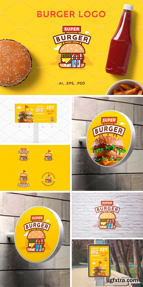 CM 1166933 - Super Burger Logo