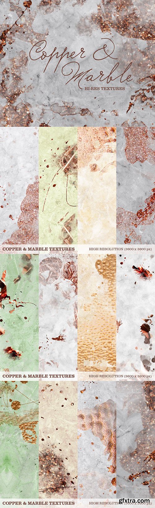 Copper Marble Textures