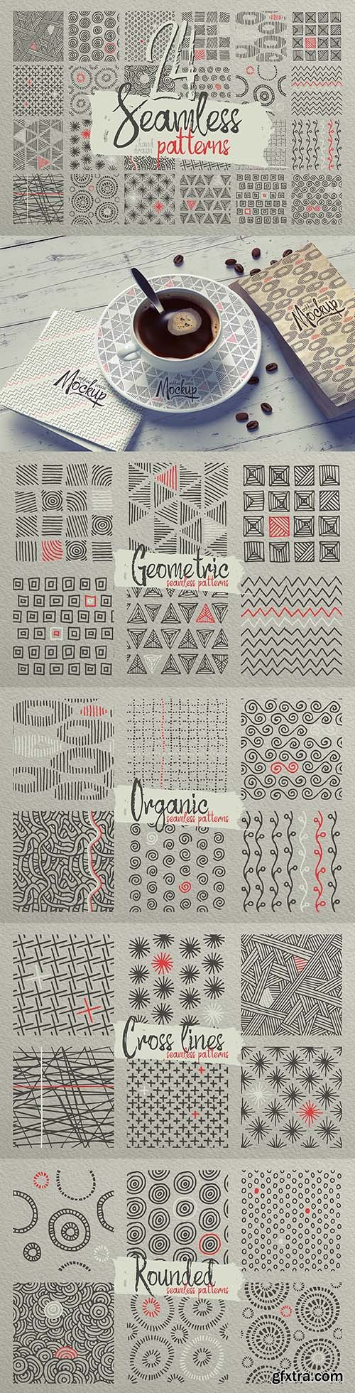 24 Hand Drawn Patterns