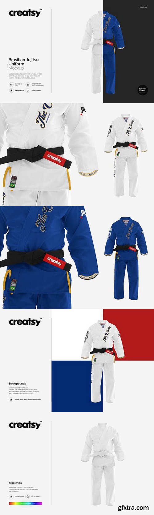 CM - Brasilian Jiu Jitsu Uniform Mockup 1143924