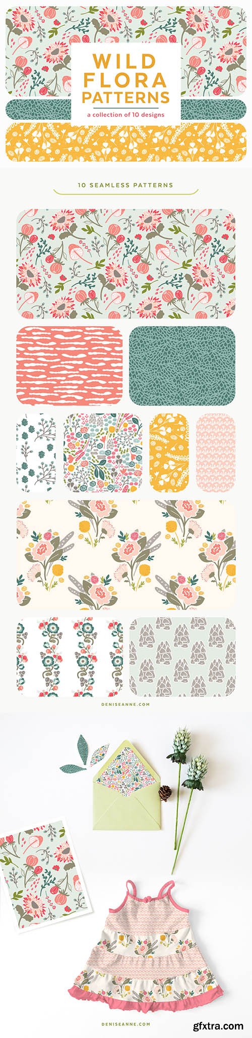 Wild Flora Collection Patterns