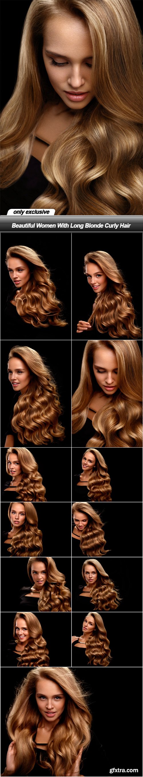 Beautiful Women With Long Blonde Curly Hair - 13 UHQ JPEG