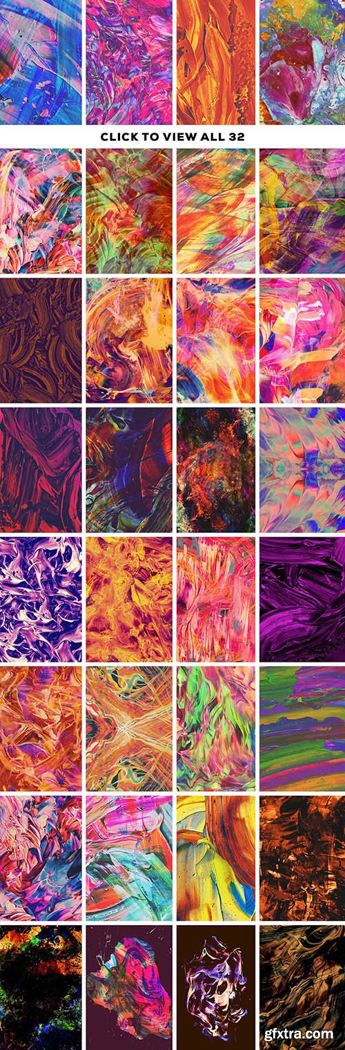 CreativeMarket Abstract Paint Remix Vol. 2 1171498