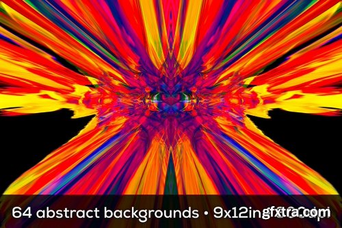 CreativeMarket Psychedelic 64 Trippy Backgrounds 797135