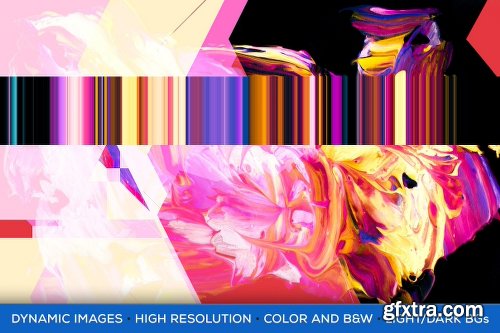 CreativeMarket Glitched 50 Destroyed Textures 1083170