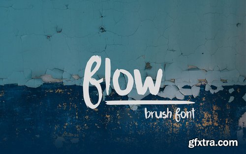 Flow Brush Font