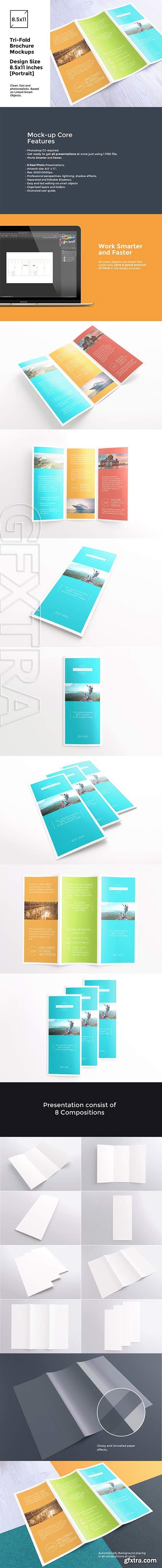 CM - Tri-Fold Brochure / Flyer Mock-up's 940179