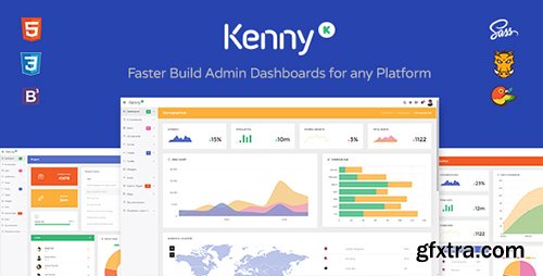 ThemeForest - Kenny v2.0.1 - Dashboard / Admin Site Responsive Template - 18622318