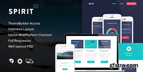 ThemeForest - Spirit v1.1 - Video Email (optional) + Themebuilder - 8842052