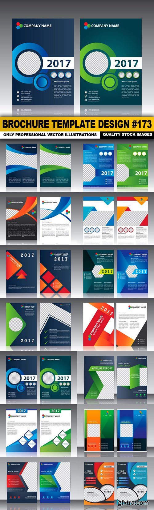 Brochure Template Design #173 - 14 Vector