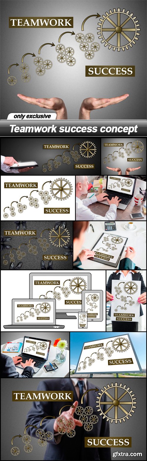 Teamwork success concept - 11 UHQ JPEG