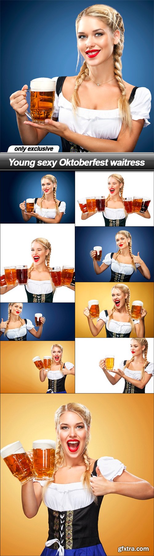 Young sexy Oktoberfest waitress - 10 UHQ JPEG