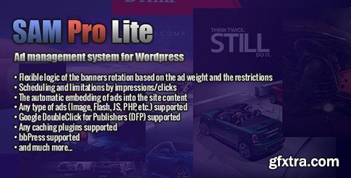 CodeCanyon - SAM Pro Lite v1.9.4.68 - Advertising WordPress Plugin - 12721925