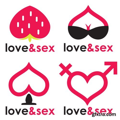 Logos sex shop - 6 EPS