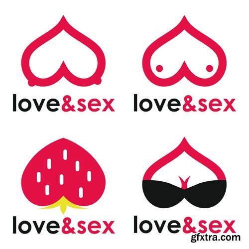 Logos sex shop - 6 EPS