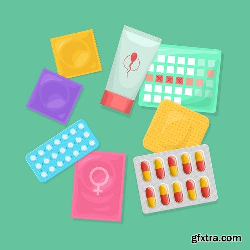 Contraception set - 6 EPS